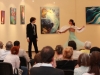 Rostás Paula és Simon István balett táncosok - Párbeszéd Háza Díszterem- kiállítás 2014.